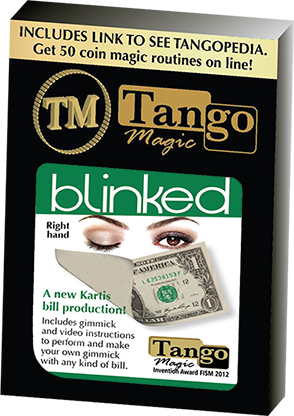 (image for) Tango Blinked Right Handed (Gimmick and Online Instructions) V0016 by Tango Magic - Trick - Click Image to Close