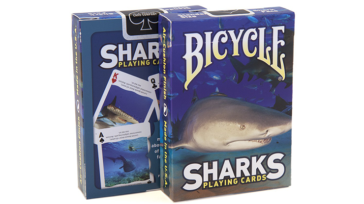 (image for) Bicycle Sharks Playing Cards by US Playing Card - Click Image to Close