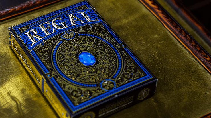 (image for) Regal Deck (Blue) by Gamblers Warehouse - Click Image to Close