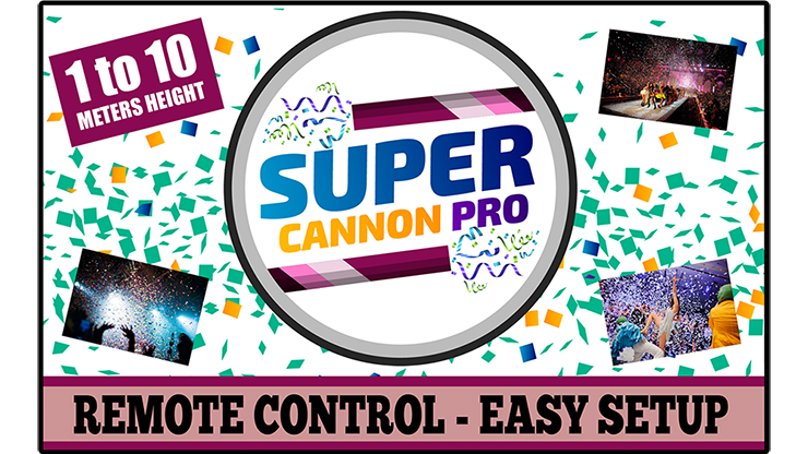 (image for) Super Cannon Pro by Aprendemagia (Gimmick and Online Instructions) - Trick - Click Image to Close