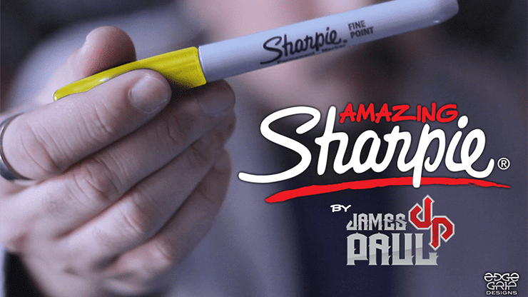 (image for) Amazing Sharpie Pen (Yellow) by James Paul - Trick - Click Image to Close