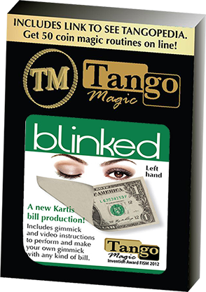 (image for) Tango Blinked Left Handed (Gimmick and Online Instructions) V0015 by Tango Magic - Trick - Click Image to Close