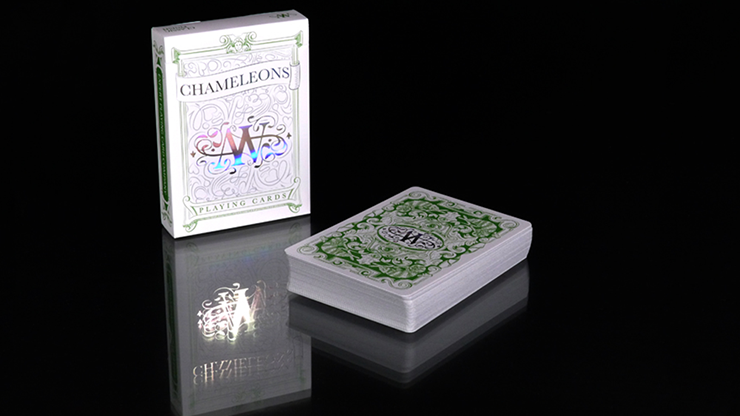 (image for) Chameleon Playing Cards designed By Asi Wind (Green) by Expert Playing Cards - Click Image to Close