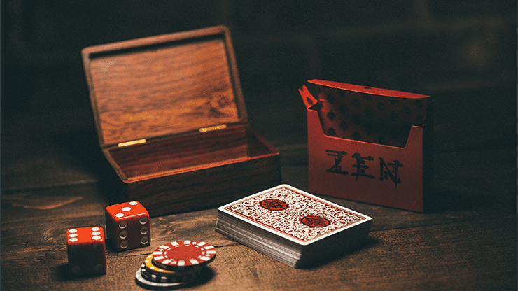 (image for) Royal Zen Playing Cards (Red) by Expert Playing Cards - Click Image to Close
