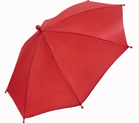 (image for) Flash Parasols (Red) 4 piece set by MH Production - Trick - Click Image to Close