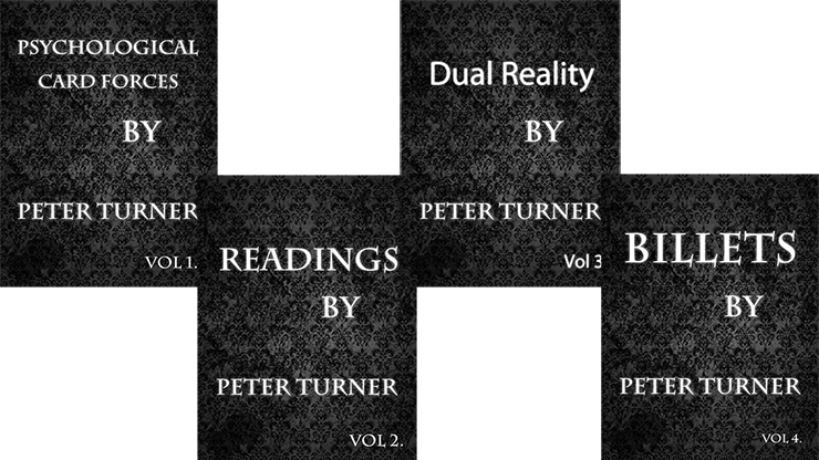 (image for) 4 Volume Set of Reading, Billets, Dual Reality and Psychological Playing Card Forces by Peter Turner eBook DOWNLOAD - Click Image to Close