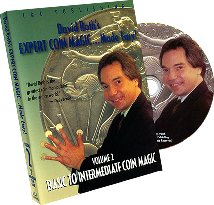 (image for) David Roth's Expert Coin Magic Made Easy Vol 2 (Intermediate to Advanced) - DVD - Click Image to Close