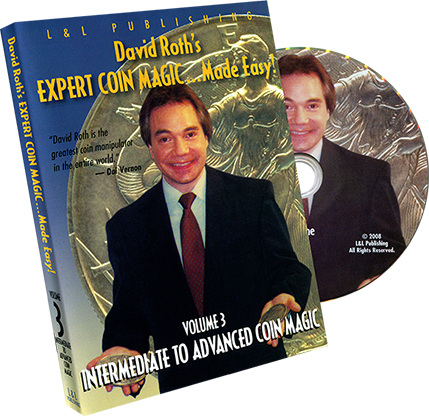 (image for) David Roth's Expert Coin Magic Made Easy Vol 3 (Intermediate to Advanced) - DVD - Click Image to Close