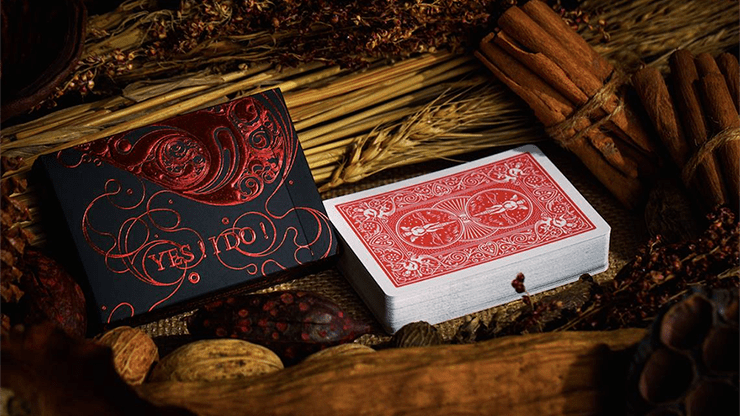 (image for) Love Promise of Vow (Red) Playing Cards by The Bocopo Playing Card Company - Click Image to Close
