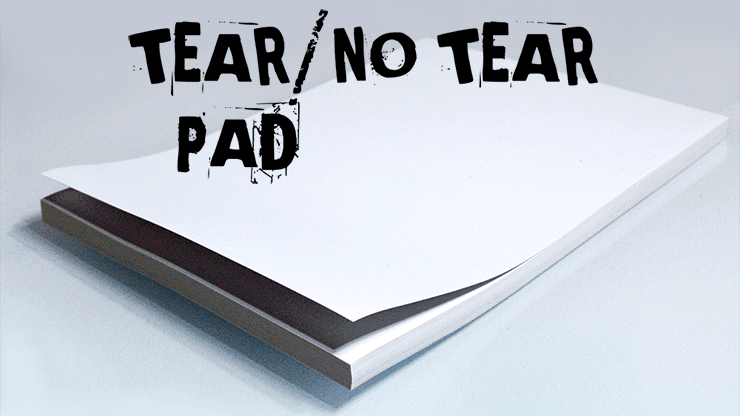 (image for) No Tear Pad (XL, 8.5 X 11, Tear/No Tear Alternating/ 50) by Alan Wong - Trick - Click Image to Close