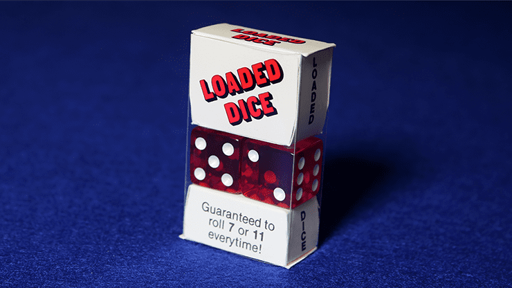 (image for) Loaded Dice (Acrylic, Red) - Tricks - Click Image to Close
