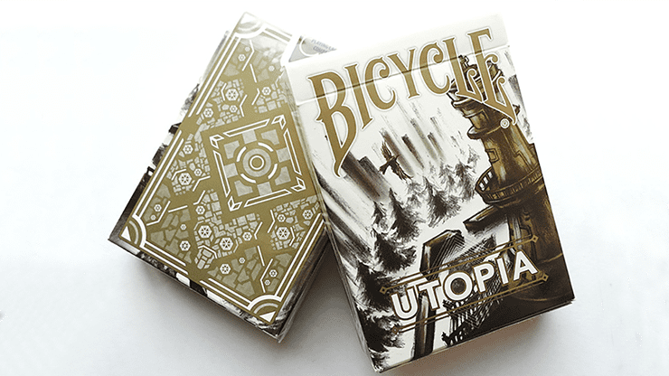 (image for) Bicycle Utopia Gold Playing Cards by Card Experiment - Click Image to Close