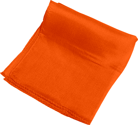 (image for) Silk 18 inch (Orange) Magic by Gosh - Trick - Click Image to Close