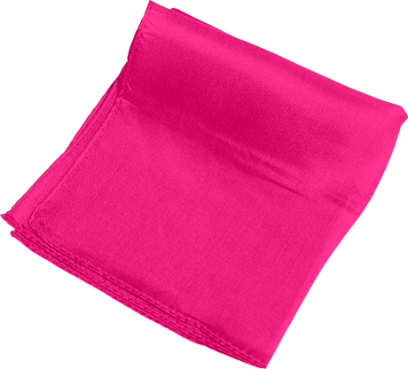 (image for) Silk 24 inch (Hot Pink) Magic by Gosh - Trick - Click Image to Close