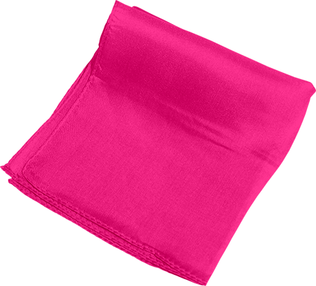 (image for) Silk 6 inch (Hot Pink) Magic by Gosh - Trick - Click Image to Close