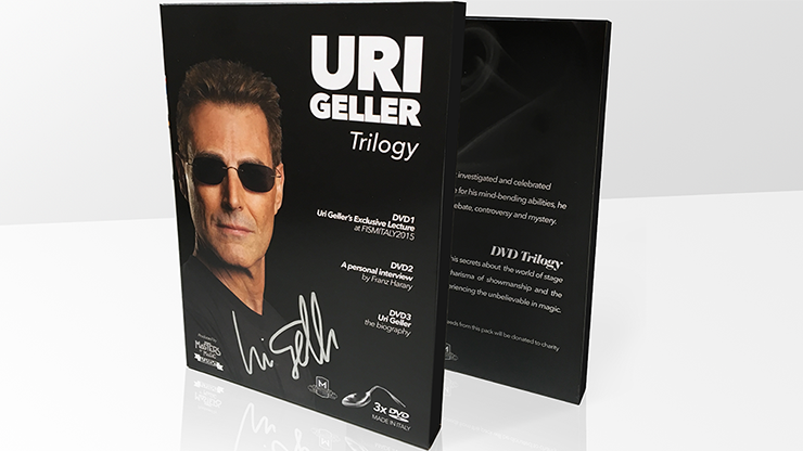 (image for) Uri Geller Trilogy (Signed Box Set) by Uri Geller and Masters of Magic - DVD - Click Image to Close