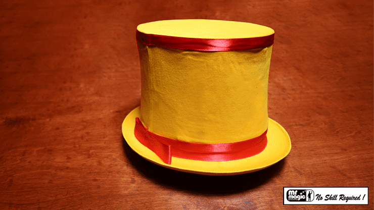 (image for) Collapsible Top Hat (Yellow) by Mr. Magic - Trick - Click Image to Close