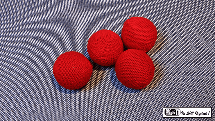 (image for) Crochet Balls (Red 2 inch) by Mr. Magic - Trick - Click Image to Close