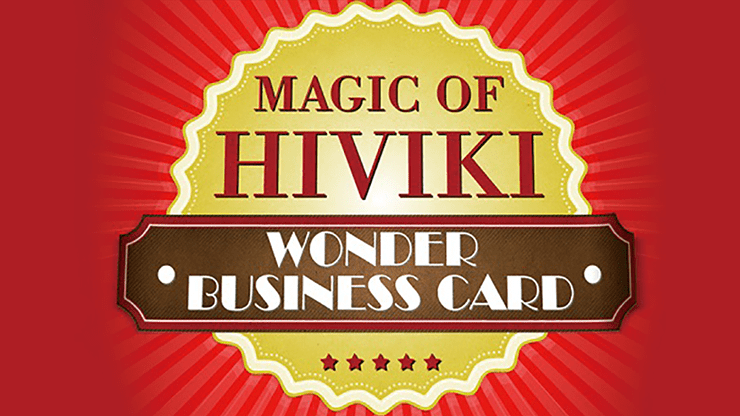 (image for) Wonder Business Card by Hiviki - Trick - Click Image to Close