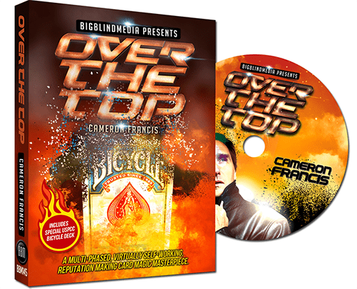 (image for) Over the Top (DVD and Gimmick) by Cameron Francis - DVD - Click Image to Close