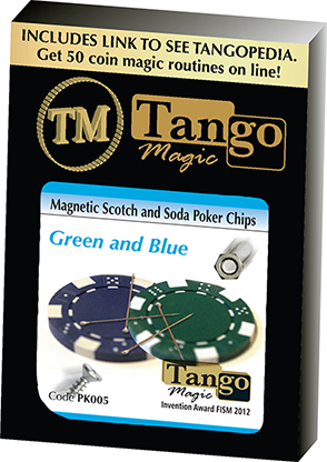 (image for) Magnetic Scotch and Soda Poker Chips by Tango PK005 - Trick - Click Image to Close