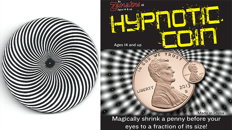 (image for) Hypno Coin (Hypnotic Coin) by Zanadu Magic - Trick - Click Image to Close