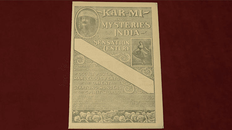 (image for) Kar Mi and His Mysteries of India (Rare/OOP) - Other - Click Image to Close