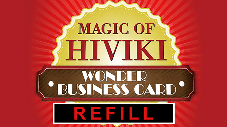 (image for) Refill for Wonder Business Card by Hiviki - Trick - Click Image to Close