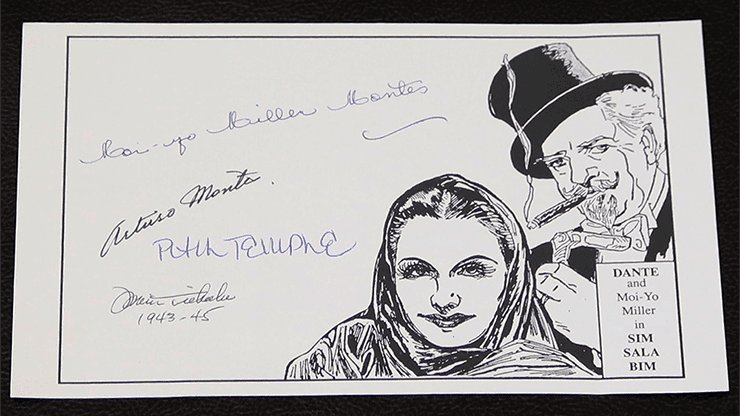 (image for) Dante autographed book plate (Rare) - Trick - Click Image to Close