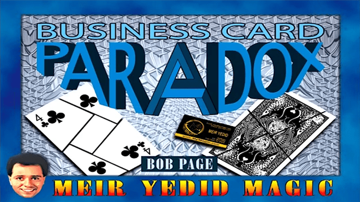 (image for) Business Card Paradox by Bob Page - Trick - Click Image to Close