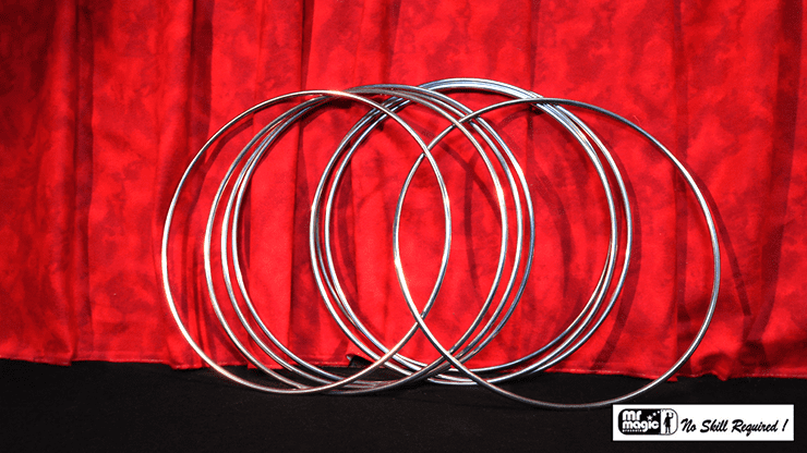 (image for) 12 inch Linking Rings SS (8 Rings) by Mr. Magic - Trick - Click Image to Close