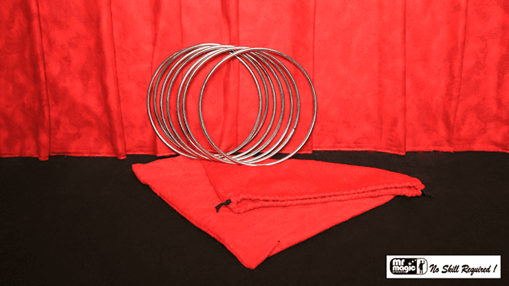 (image for) 8" Linking Rings SS (7 Rings) by Mr. Magic - Trick - Click Image to Close