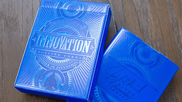 (image for) Innovation - Blue Signature Edition Playing Cards by Jody Eklund - Click Image to Close
