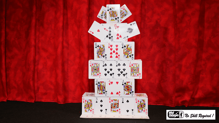 (image for) Card Castle Junior by Mr. Magic - Trick - Click Image to Close