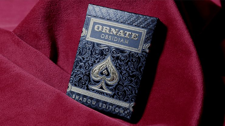 (image for) ORNATE Obsidian Shadow Playing Cards - Click Image to Close