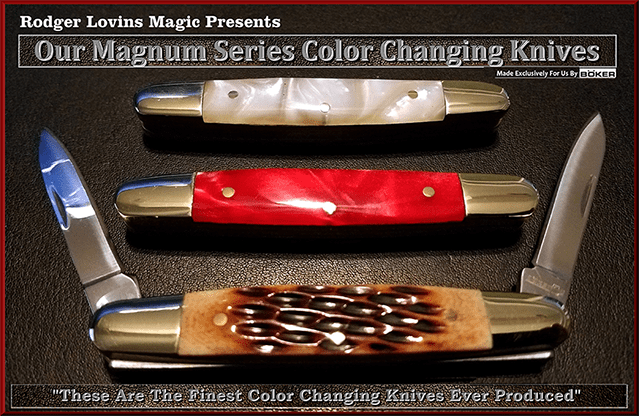 (image for) Magnum Color Changing Knife Set by Rodger Lovins - Trick - Click Image to Close