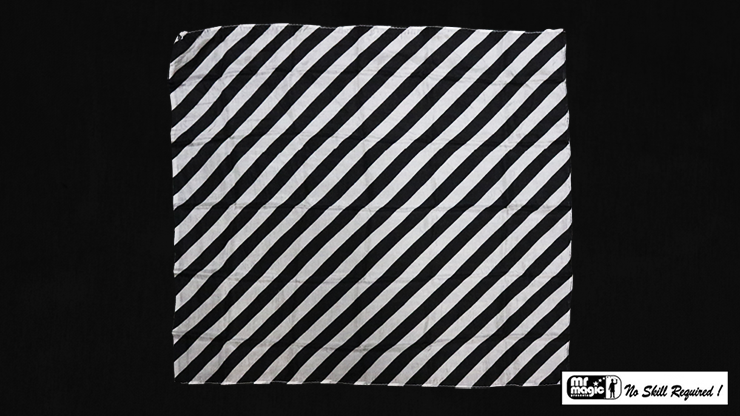 (image for) Production Hanky Zebra Black and White (21" x 21") by Mr. Magic - Trick - Click Image to Close