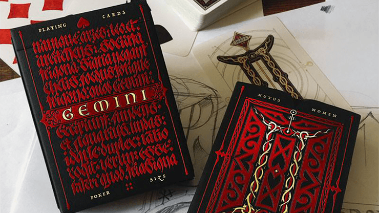 (image for) Gemini Ignis Playing Cards by Stockholm17 - Click Image to Close