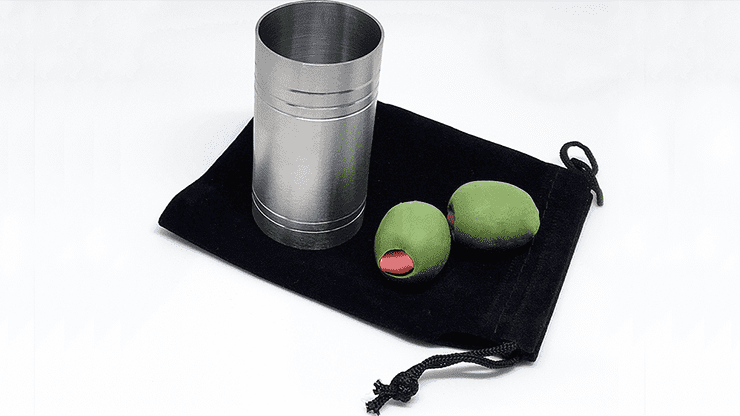 (image for) Spirit/Shot Measure "Chop Cup" with Olives By Mike Busby