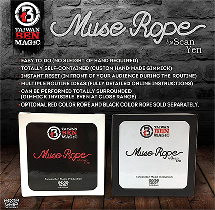 (image for) Muse Rope (Red) by Sean Yen - Trick - Click Image to Close