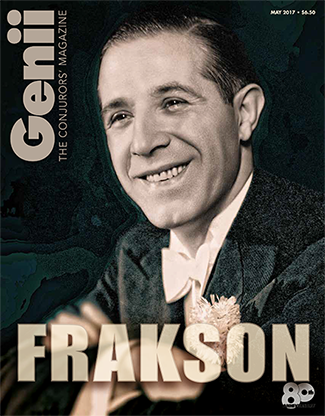 (image for) Genii Magazine "Frakson" May 2017 - Book