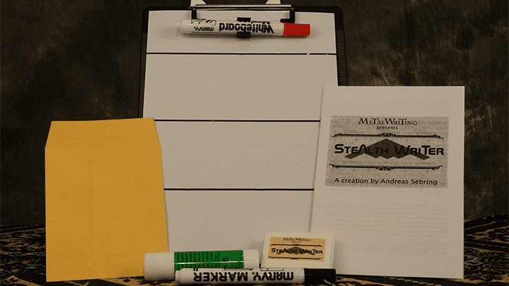 (image for) The Stealth Writer and Stealth Pad by MetalWriting - Trick - Click Image to Close