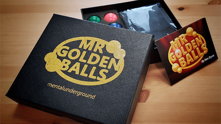 (image for) Mr Golden Balls (Gimmicks and Online Instructions) by Ken Dyne - Trick - Click Image to Close