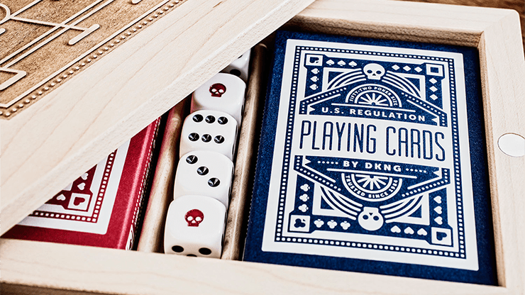 (image for) DKNG (Blue Wheel) Playing Cards by Art of Play - Click Image to Close