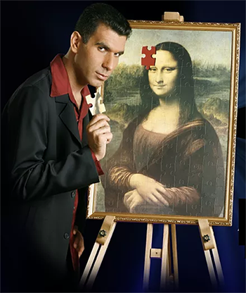 (image for) Mona Lisa 2 by Sagiv Levy - Trick - Click Image to Close