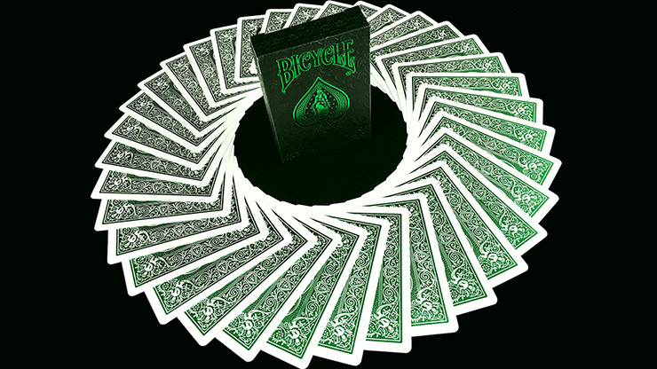(image for) Bicycle MetalLuxe Emerald Playing Cards Limited Edition by JOKARTE - Click Image to Close