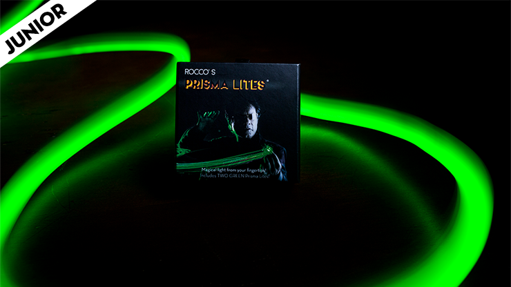 (image for) Rocco's SUPER BRIGHT Prisma Lites Pair JUNIOR (Green) - Trick - Click Image to Close