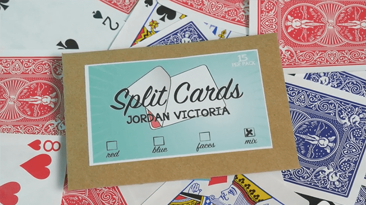 (image for) Split Cards 15 ct. (Mix) by PCTC - Trick - Click Image to Close