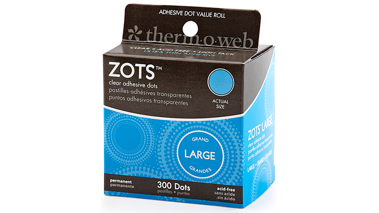(image for) Sticky Dots Large (1/2 inch Diameter) Roll of 300 - Click Image to Close