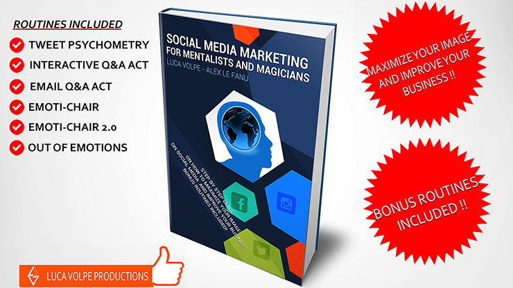 (image for) Social Media Marketing for Mentalists and Magicians by Luca Volpe - Book - Click Image to Close
